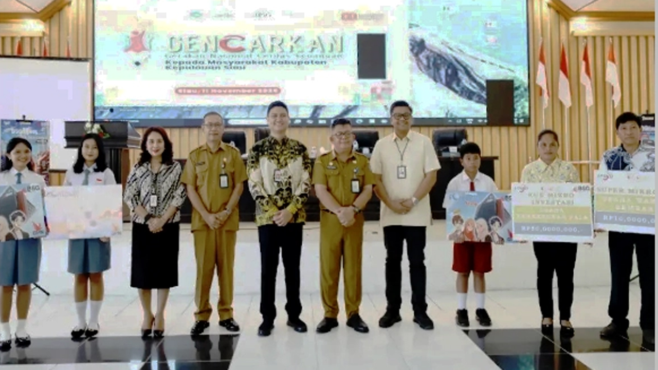 Program Gencarkan Jadi Bukti Nyata BSG dan OJK Hadir untuk Masyarakat Sitaro