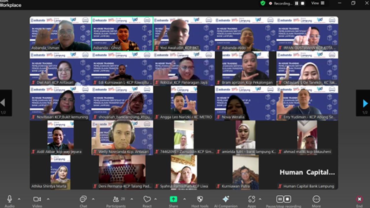 In House Training Pemeliharaan (Refreshment) Pelatihan Berbasis Kompetensi Sistem Pembayaran (PBK SP