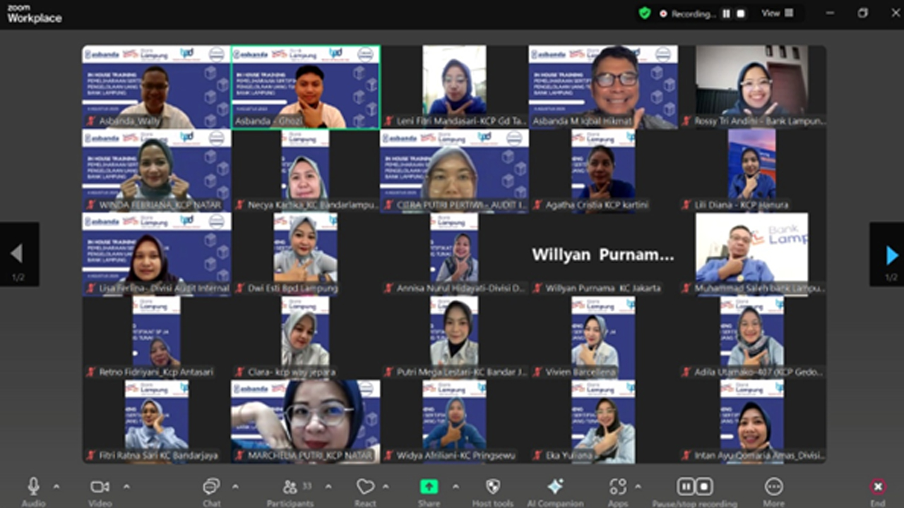 In House Training Pemeliharaan (Refreshment) Pelatihan Berbasis Kompetensi Sistem Pembayaran (PBK SP