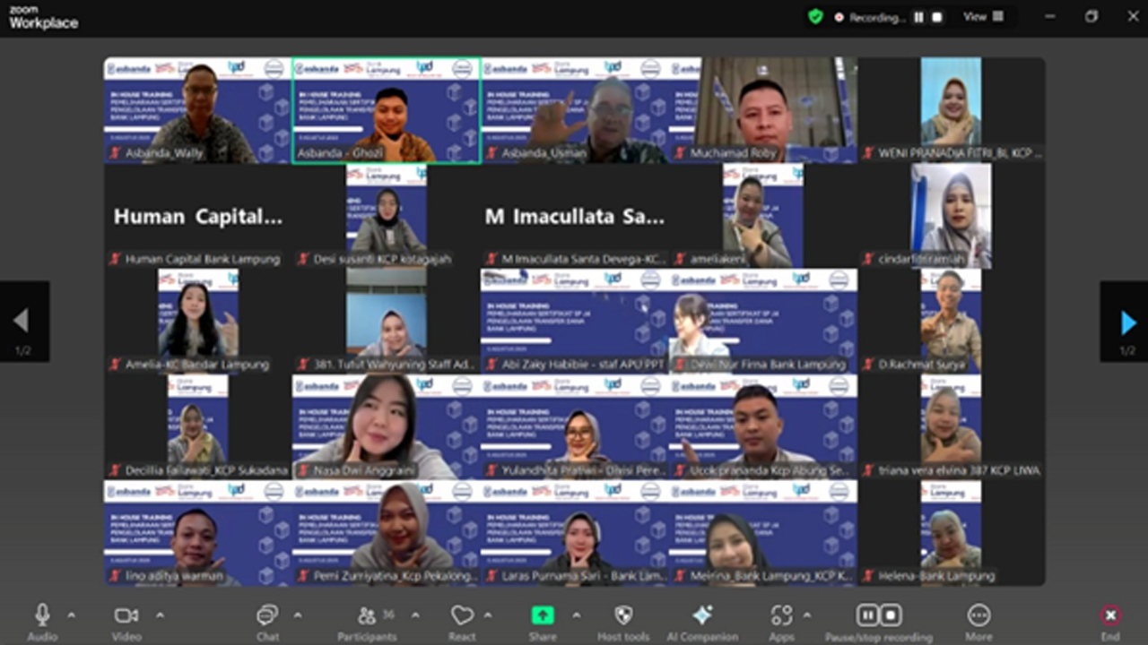 In House Training Pemeliharaan (Refreshment) Pelatihan Berbasis Kompetensi Sistem Pembayaran (PBK SP