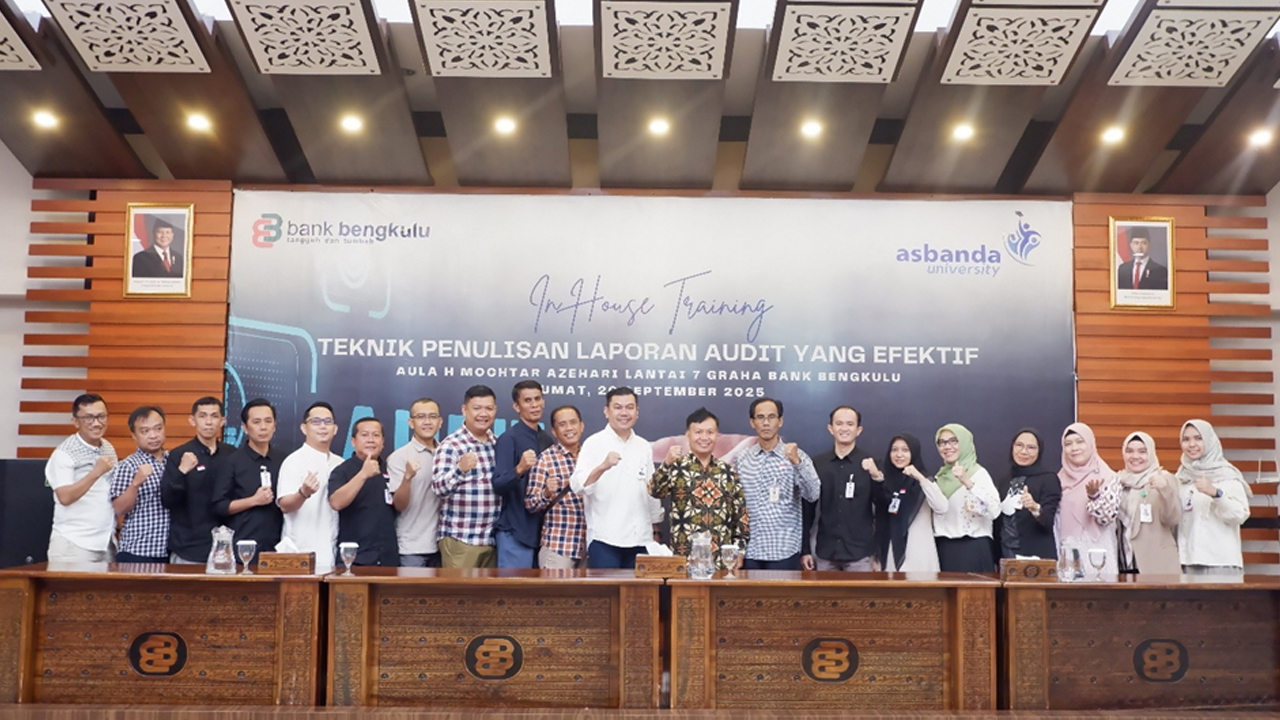 In House Training Teknik Penulisan Laporan Audit yang Efektif – Bank Bengkulu