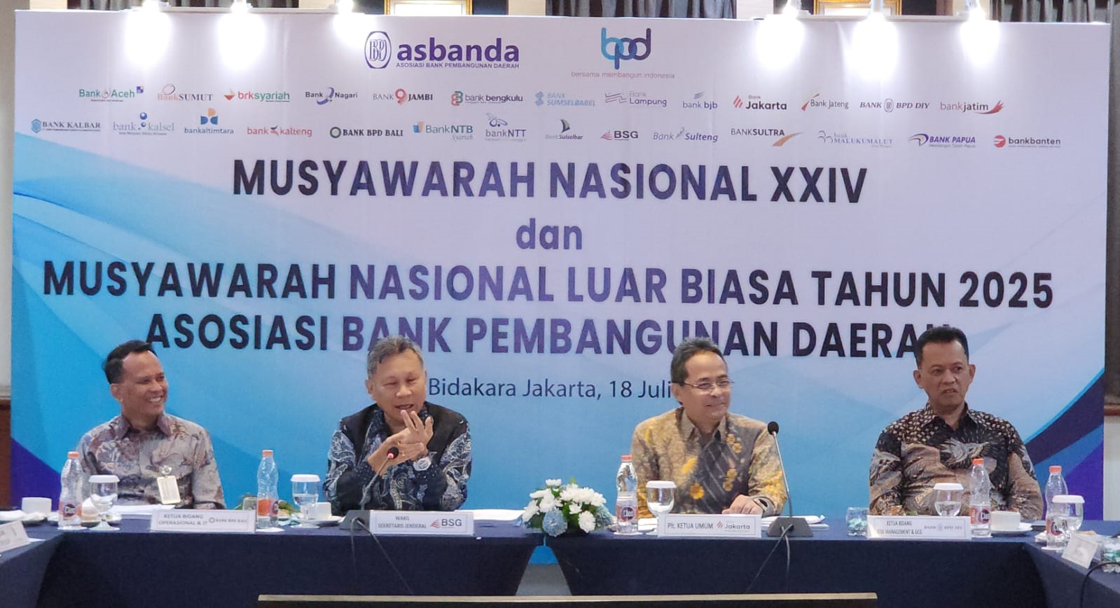 Dirut Bank Jakarta Agus H. Widodo Resmi Terpilih sebagai Ketua Umum Asbanda Periode 2025–2029 